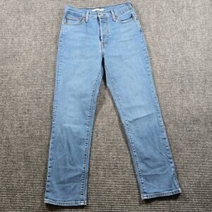 Levi’s Wedgie Straight Jeans Women's 29x28 Blue High Rise